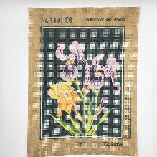 Petit point: "Iris" Margot DMC - CON HILOS