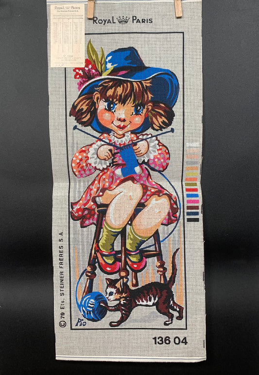 Petit point: "La tricoteuse" Royal Paris - CON HILOS