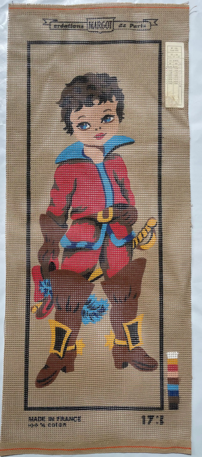Petit point: "Mosquetero" Margot - CON HILOS