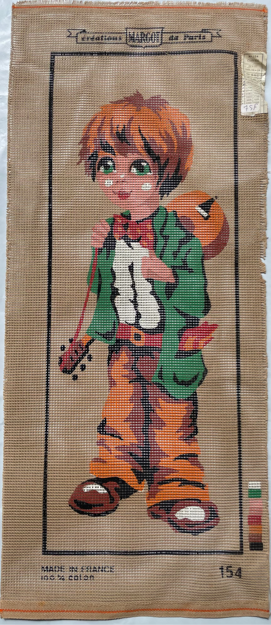 Petit point: "Payaso" Margot - CON HILOS