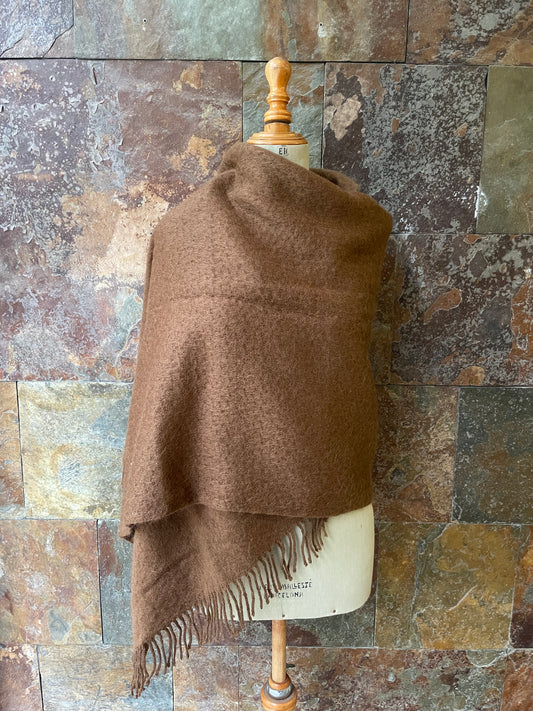 Plaid vintage en color topo, marca Gutlan