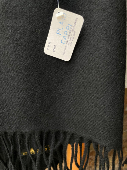 Plaid vintage italiano color negro