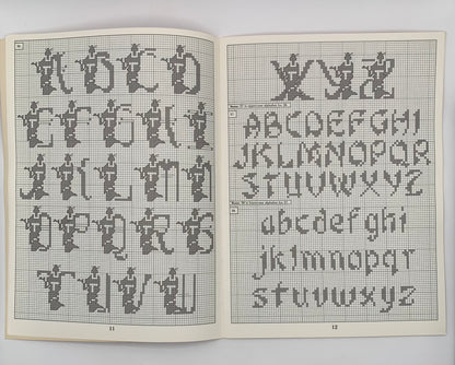 Plantilla "120 alphabets" By Carol Emmer / 1992 Leisure Arts