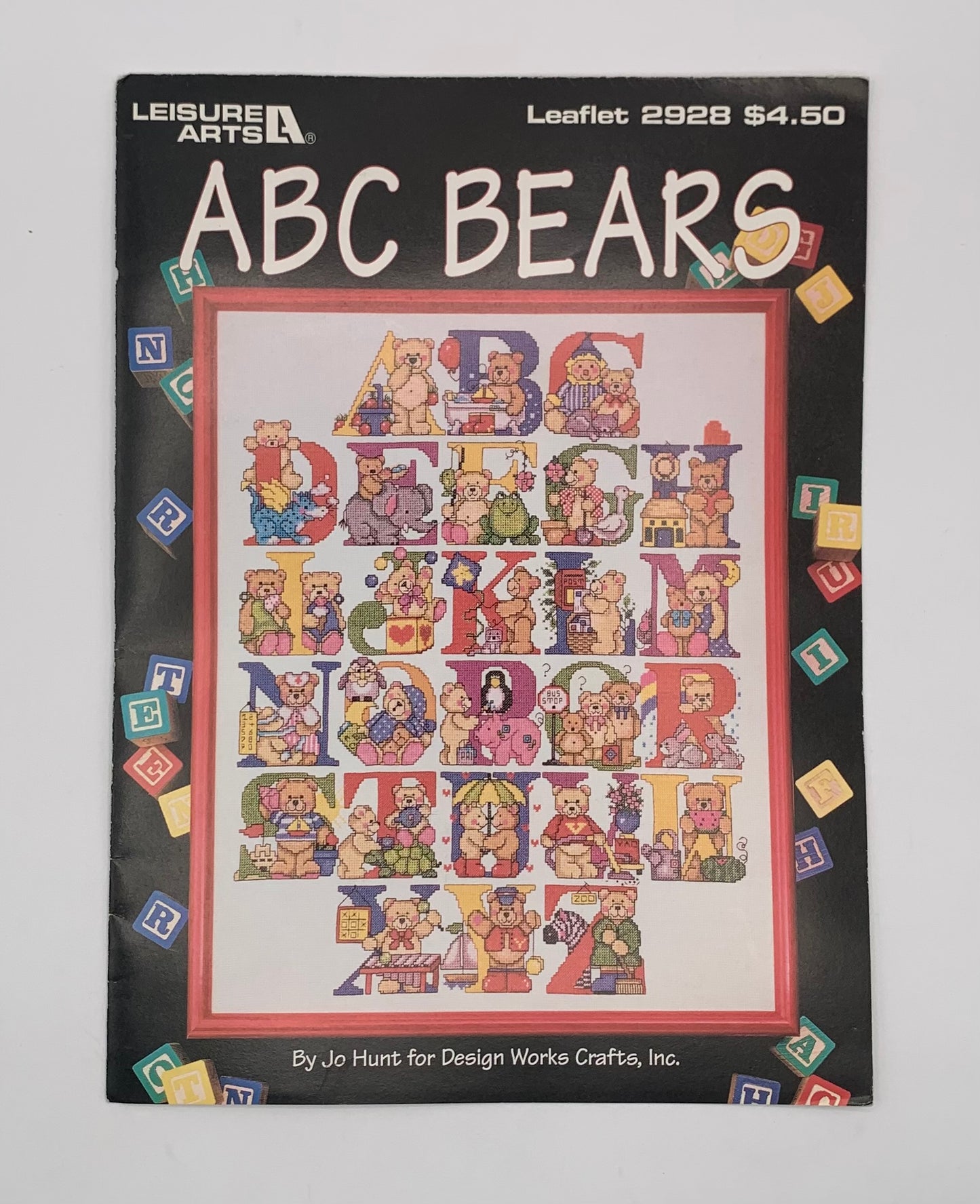 Plantilla "ABC Bears" Leisure Arts By Jo Hunt 1997 (Idioma inglés)