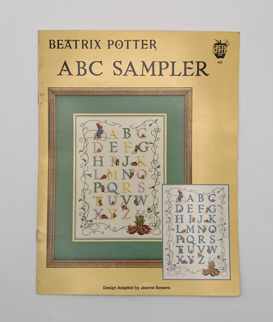Plantilla "ABC sampler" By Beatrix Potter (Idioma inglés)