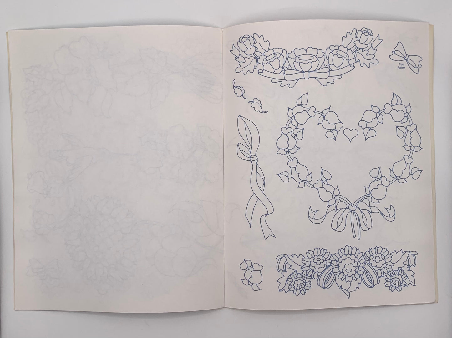 Plantilla "Blossoms & bows" Iron-on transfers By Lorna McRoden 1993
