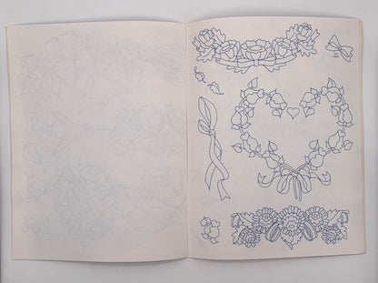 Plantilla "Blossoms & bows" Iron-on transfers By Lorna McRoden 1993