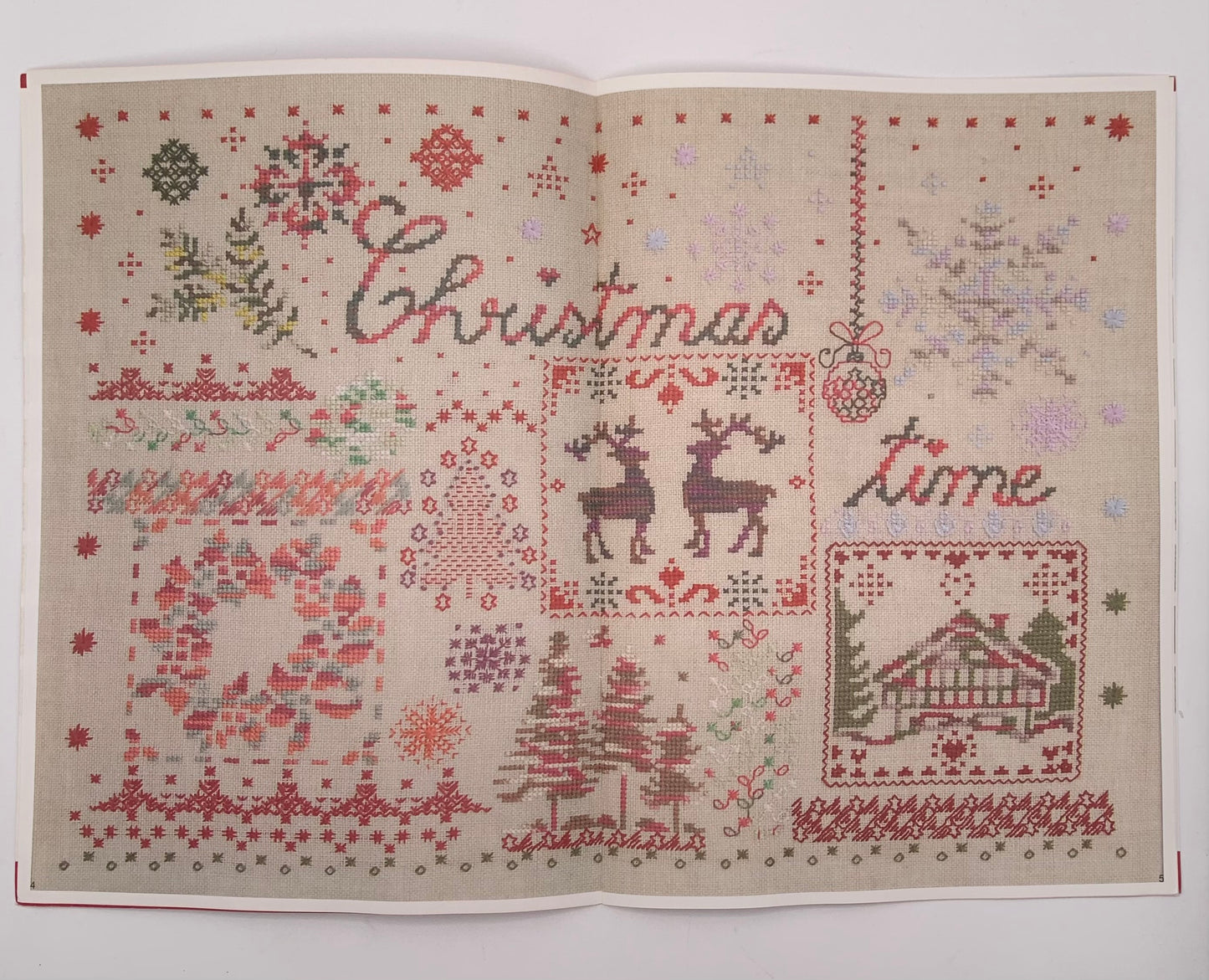 Plantilla "Coloris" Christmas time DMC (Instrucciones español)
