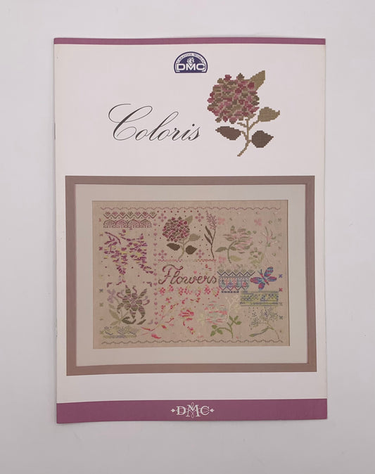 Plantilla "Coloris" Flowers DMC (Instrucciones español)