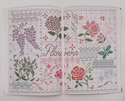 Plantilla "Coloris" Flowers DMC (Instrucciones español)