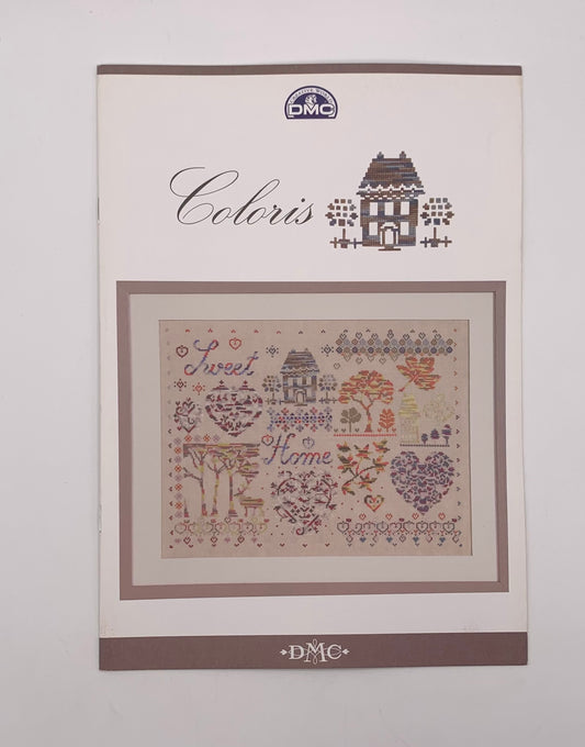 Plantilla "Coloris" Sweet home DMC (Instrucciones español)