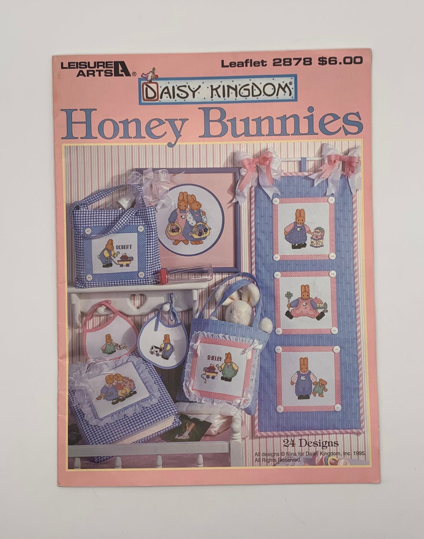 Plantilla "Honey Bunnies" Daisy Kingdom / 1995 Leisure Arts