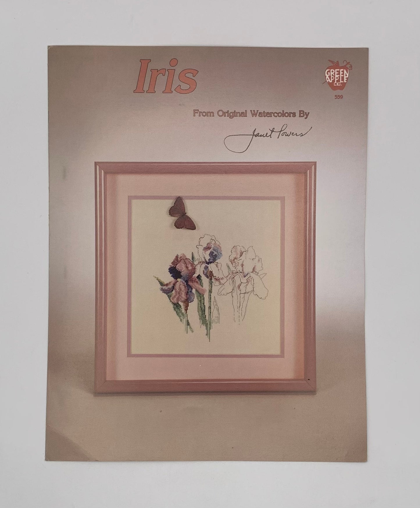 Plantilla "Iris" Green apple Co. 1988 (Idioma inglés)