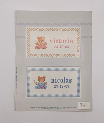 Plantilla "Marquerie" Niños Nº 1 DMC