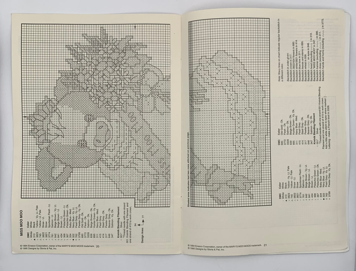 Plantilla "Moo moo" County fair Nº 99 / Design By Gloria & Pat 1995 (Idioma inglés)