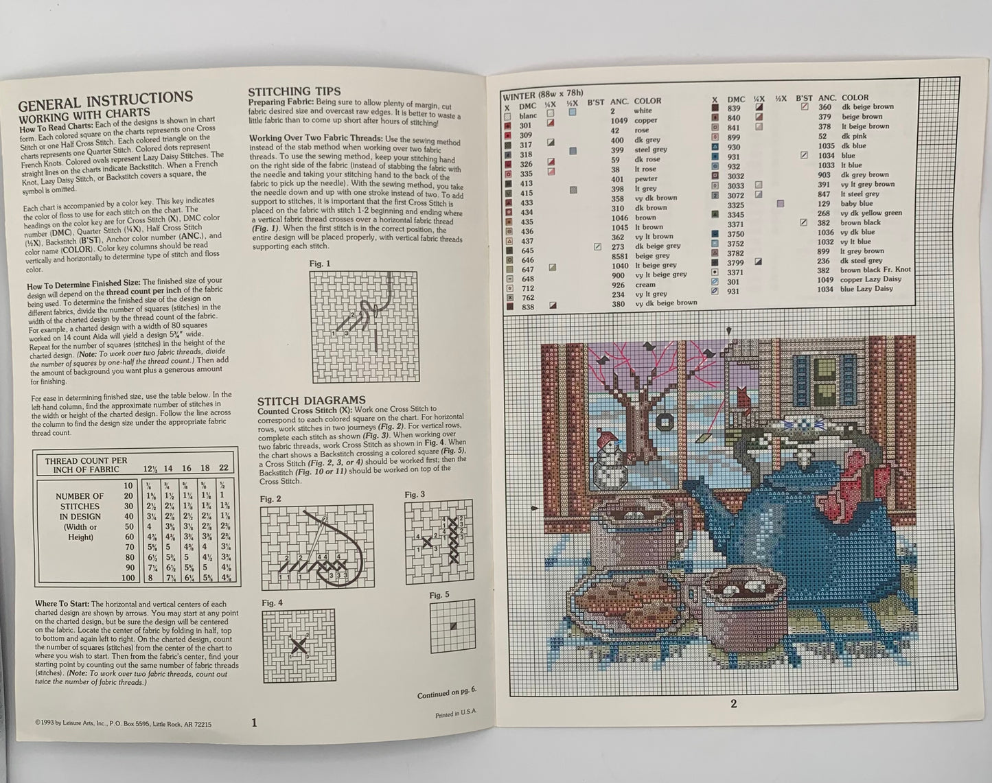 Plantilla "Seasonal Scenes" By Sandi Gore Evans / Leisure Arts 1993 (Idioma ingles)