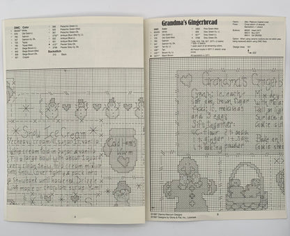 Plantilla "Snow buddies folk art sampler" By Dianna Marcum 1997 (Idioma inglés)
