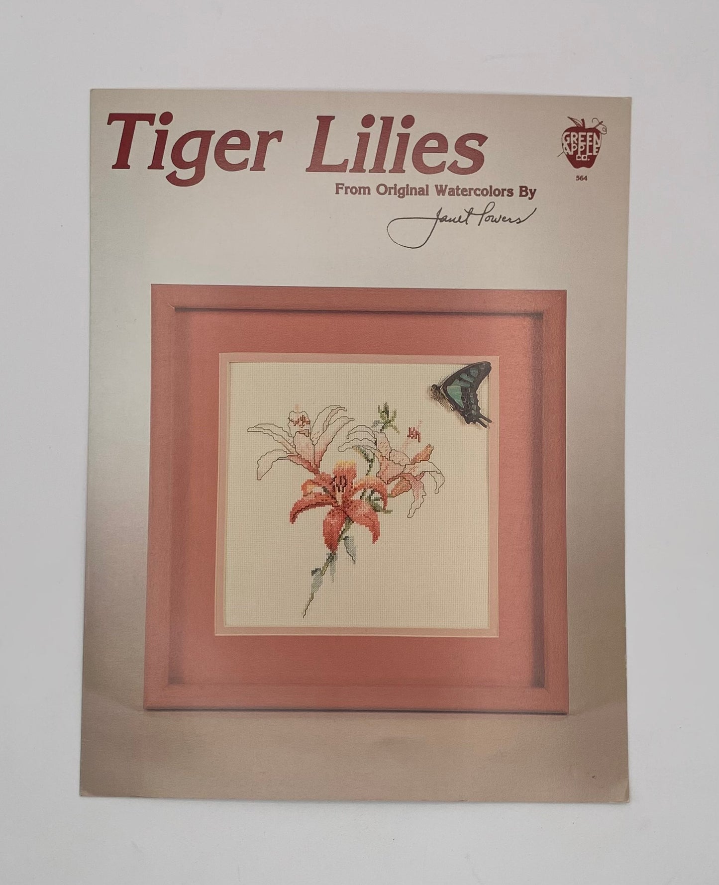 Plantilla "Tiger lilies" Green apple Co. 1987 (Idioma inglés)