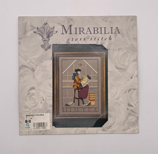 Plantilla "Winter in my garden" MIRABILIA / Punto de cruz (Idioma inglés)