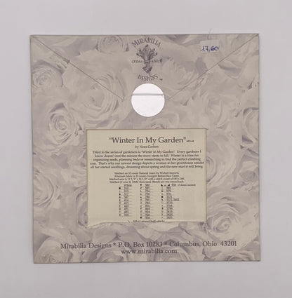 Plantilla "Winter in my garden" MIRABILIA / Punto de cruz (Idioma inglés)