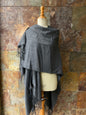 Poncho vintage italiano en color gris - Único en stock