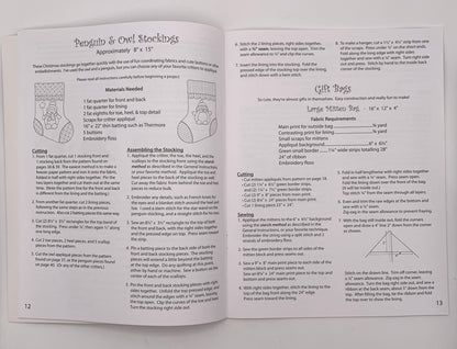 Revista "A critter Christmas" By Linda Hohag / Brandywine Design 2009 (Idioma inglés)