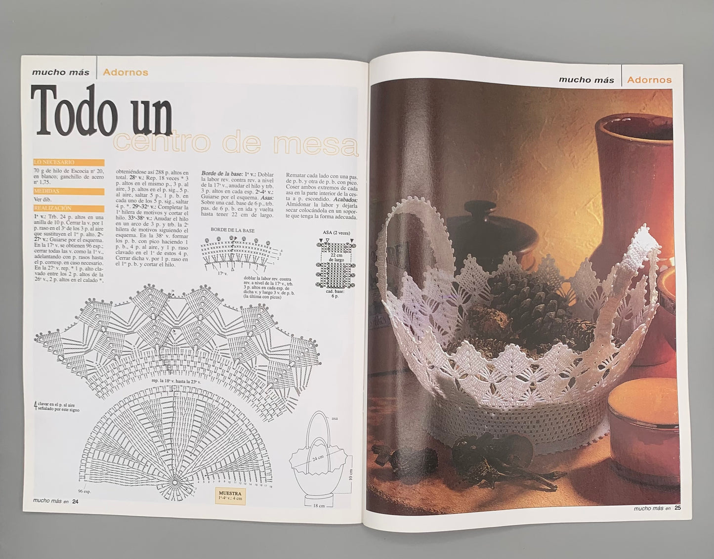 Revista "Adornos a ganchillo" Nº 23 - Editorial De CHOISY