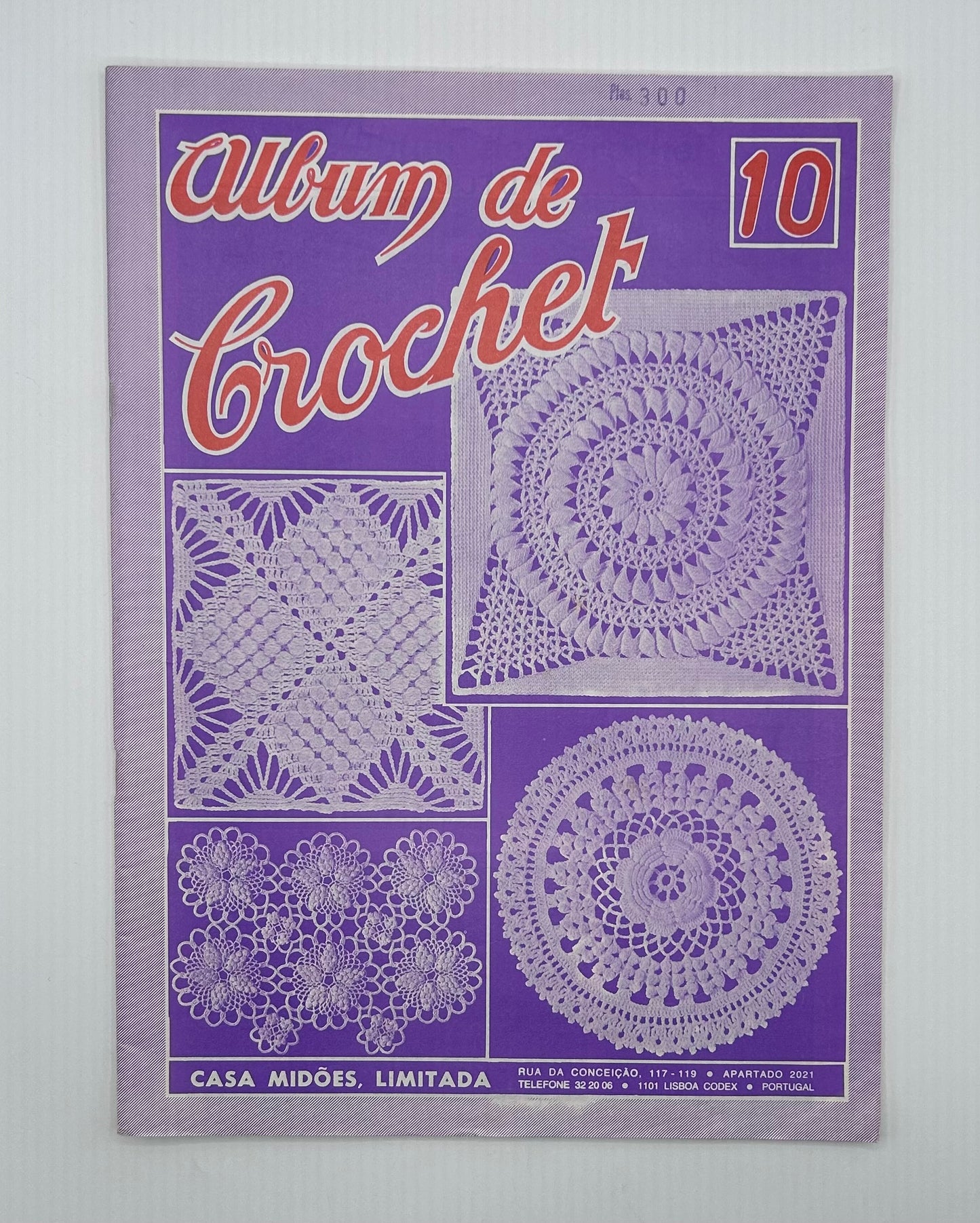 Revista "Album de crochet" Nº 10 / Casa Midoes (Idioma portugués)