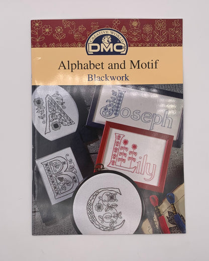 Revista "Alphabet and motif" Blackwork DMC (Instrucciones español)