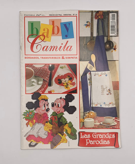 Revista "Baby Camila" Nº 16 Transferibles y dibujos en color / Enero-Febrero 2000