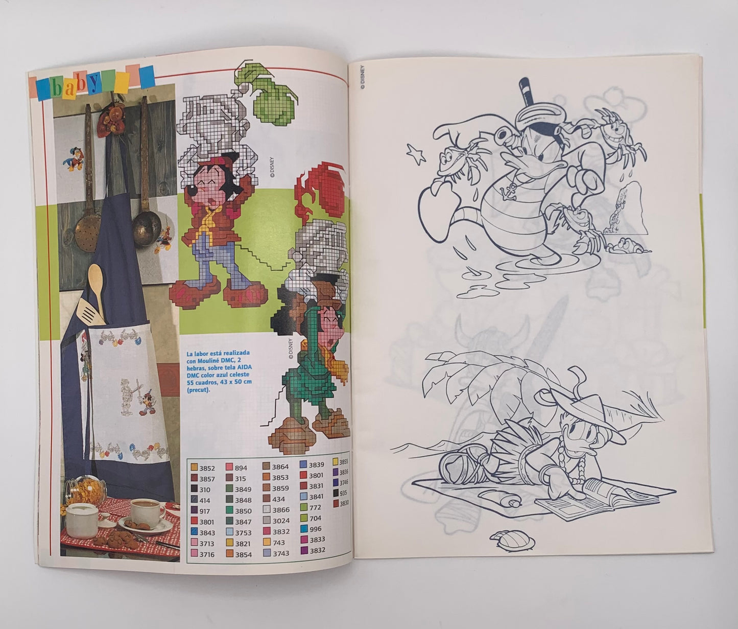Revista "Baby Camila" Nº 16 Transferibles y dibujos en color / Enero-Febrero 2000