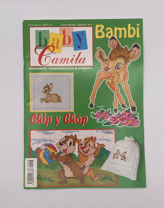 Revista "Baby Camila" Nº 8 Transferibles y dibujos en color / Septiembre-Octubre 1998