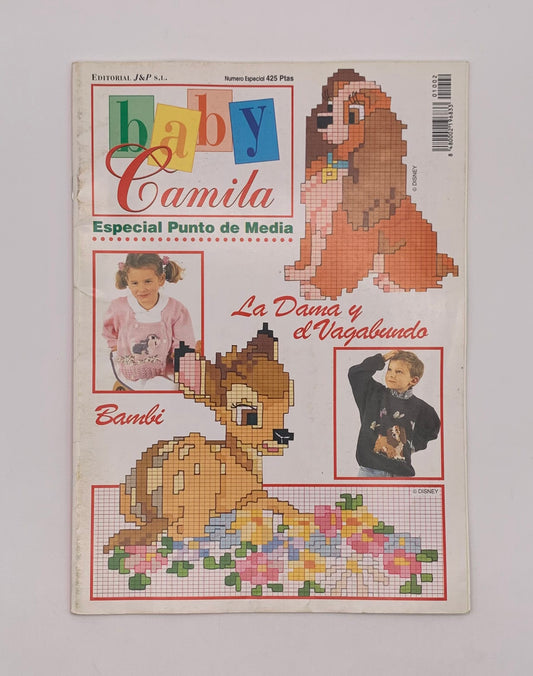 Revista "Baby Camila" Numero especial punto de media / Transferibles y dibujos en color / Marzo 2000