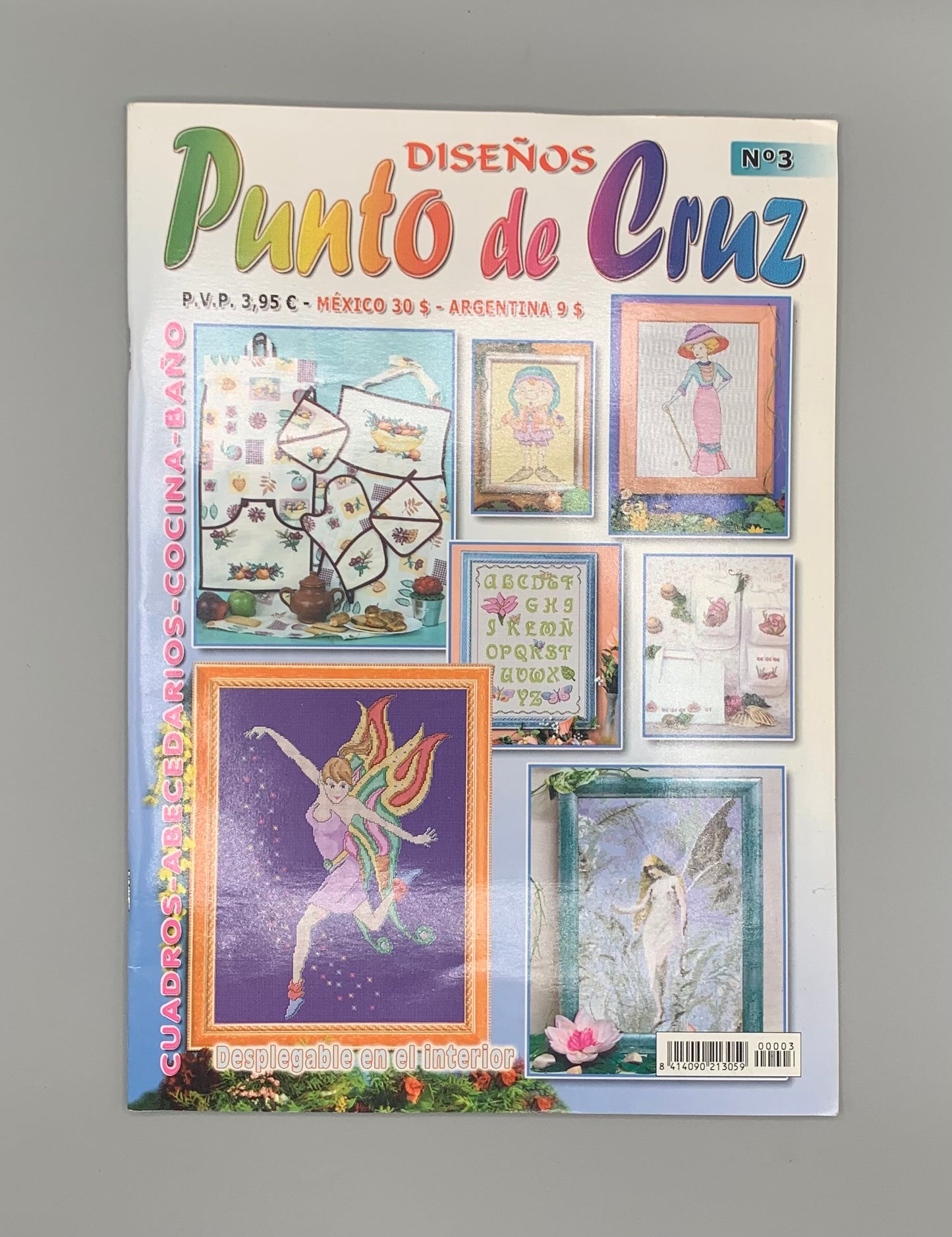 Revista "Diseños Punto de cruz" Nº 3 - Editorial GOSA
