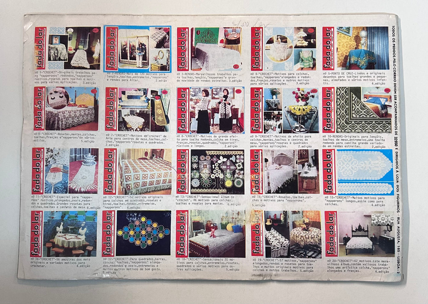 Revista "Fada do lar" Nº 77 - Crochet