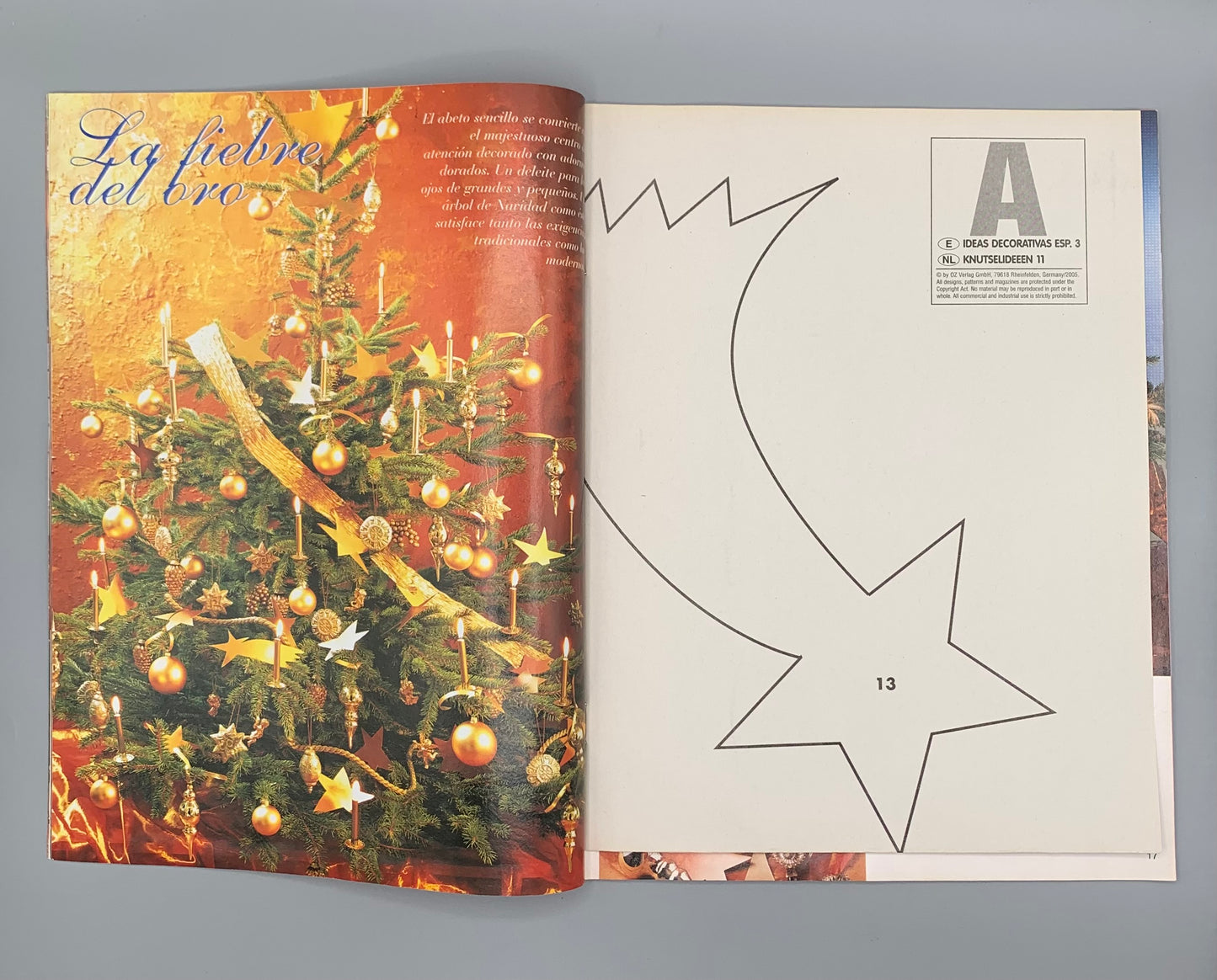 Revista "Ideas decorativas" Especial Árboles de Navidad