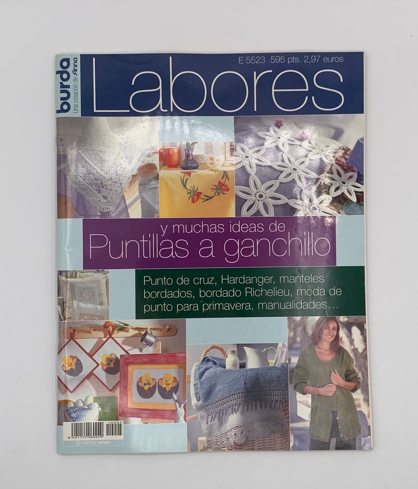 Revista "Labores" Burda Anna / Editorial Aurum Julio 2001