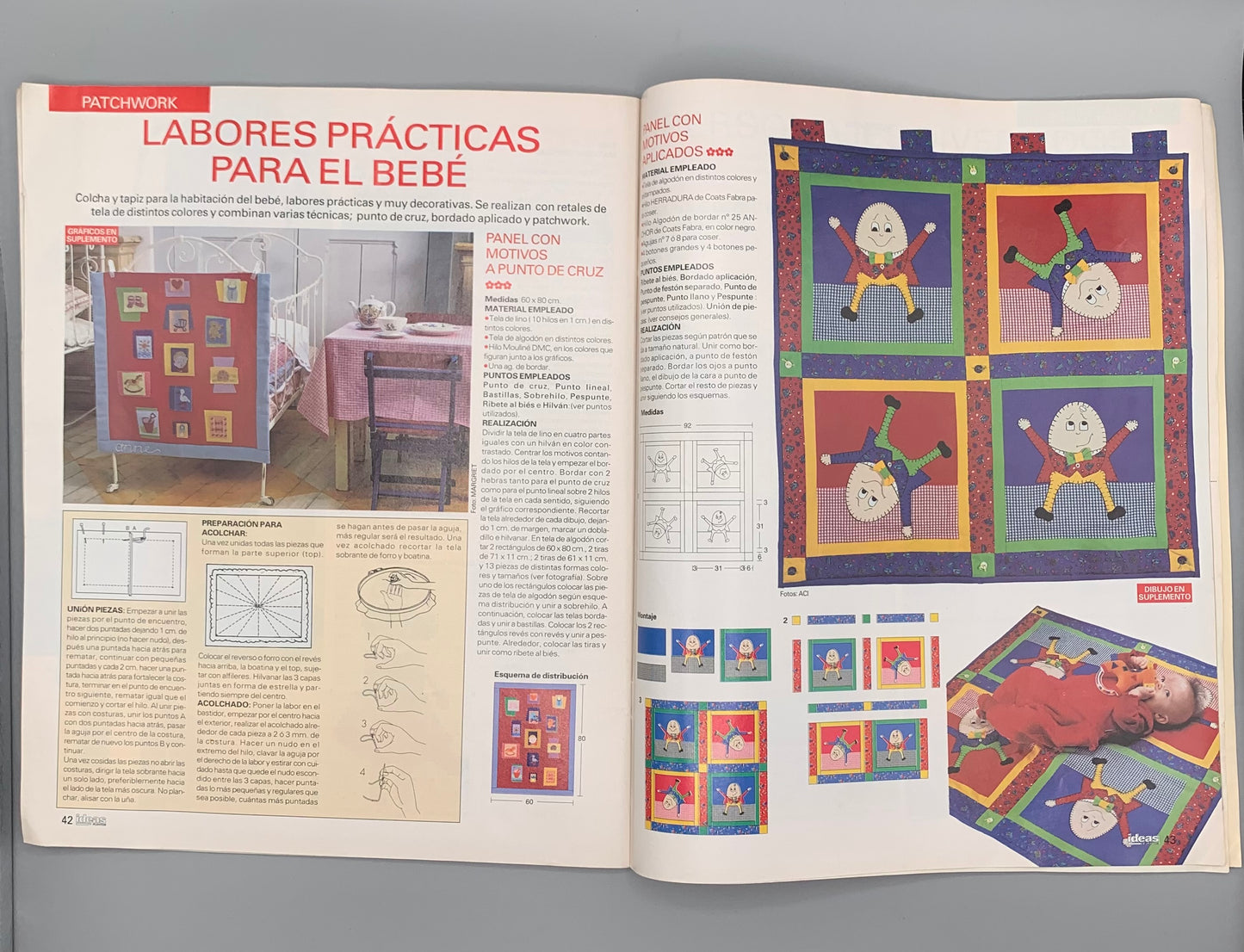 Revista "Labores del hogar" Ideas y puntos Nº 75 - Febrero 2001