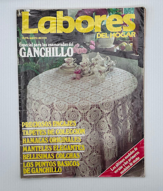 Revista "Labores del hogar" Nº 291 / Especial ganchillo - Agosto 1982