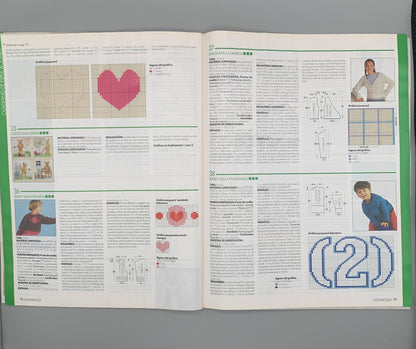 Revista "Labores del hogar" Nº 536 Octubre 2003 - Punto a mano, complementos