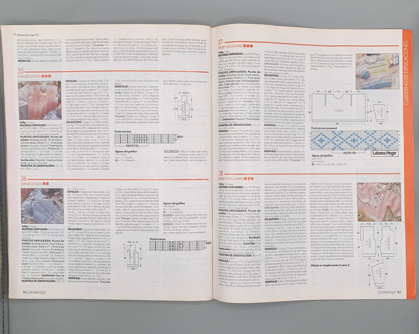 Revista "Labores del hogar" Patchwork y punto de cruz Nº 530