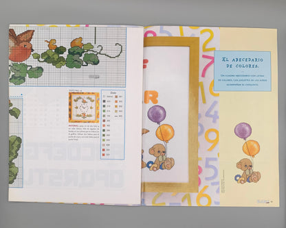 Revista "Las labores de Ana" BABY Punto de cruz Nº 41