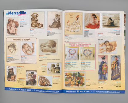 Revista "Las labores de Ana" BABY Punto de cruz Nº 41