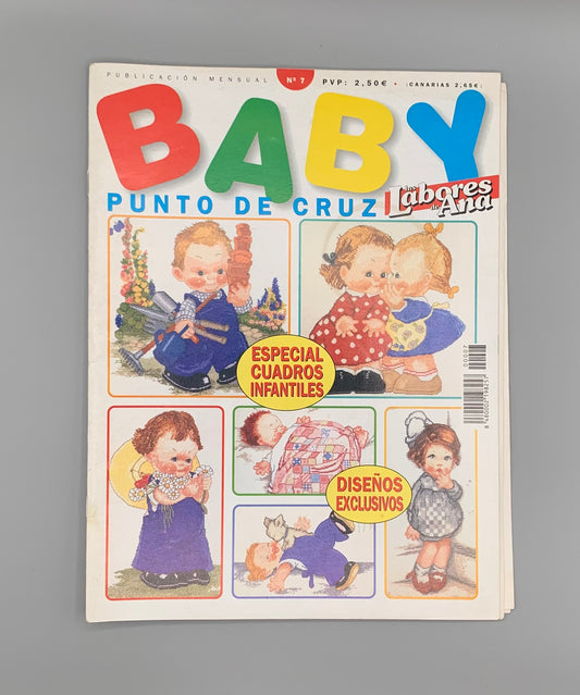 Revista "Las labores de Ana" BABY Punto de cruz Nº 7