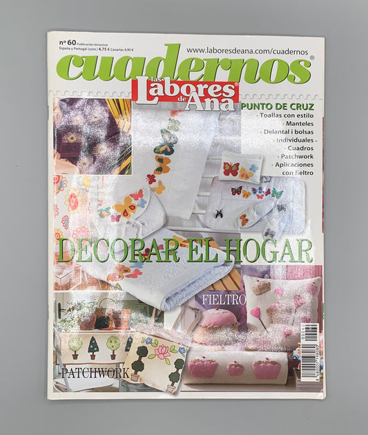Revista "Las labores de Ana" Cuadernos: Decorar el hogar Nº 60