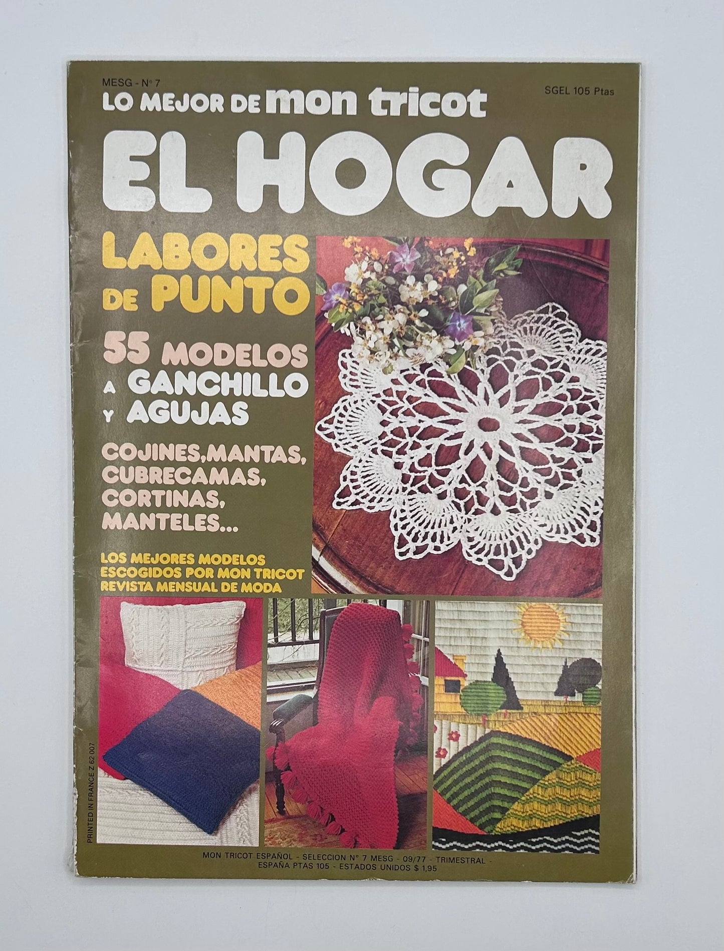 Revista "Lo mejor de mon tricot" Nº 7 / Septiembre 1977