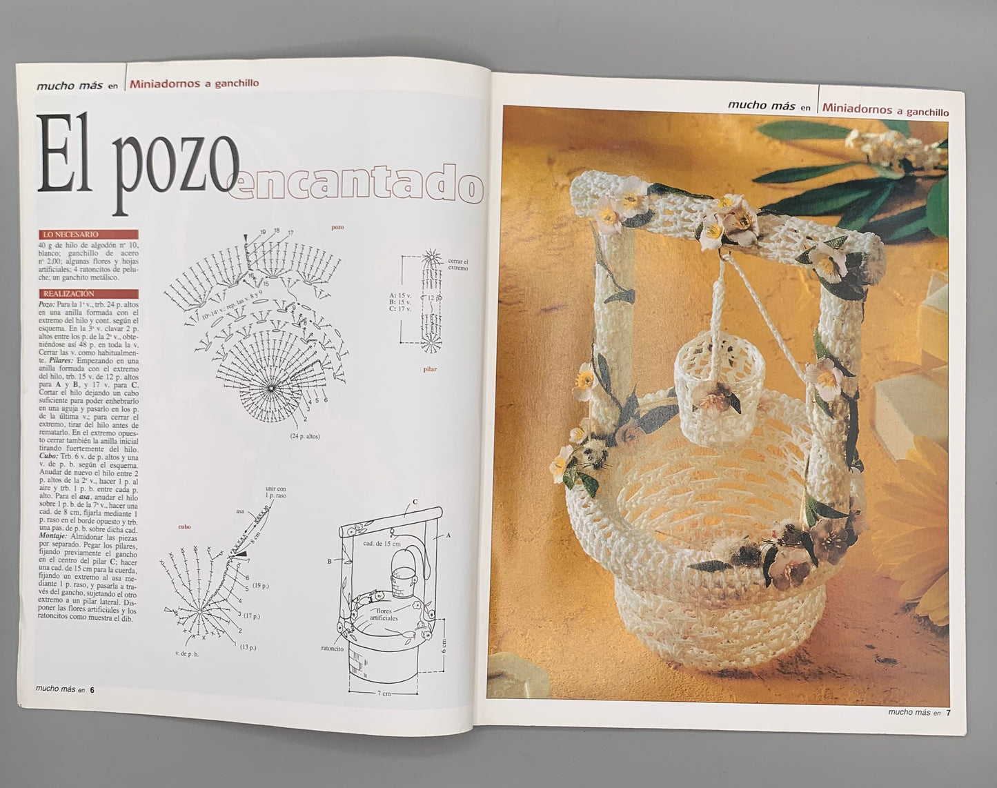 Revista "Miniadornos a ganchillo" Nº 8 - Editorial De CHOISY