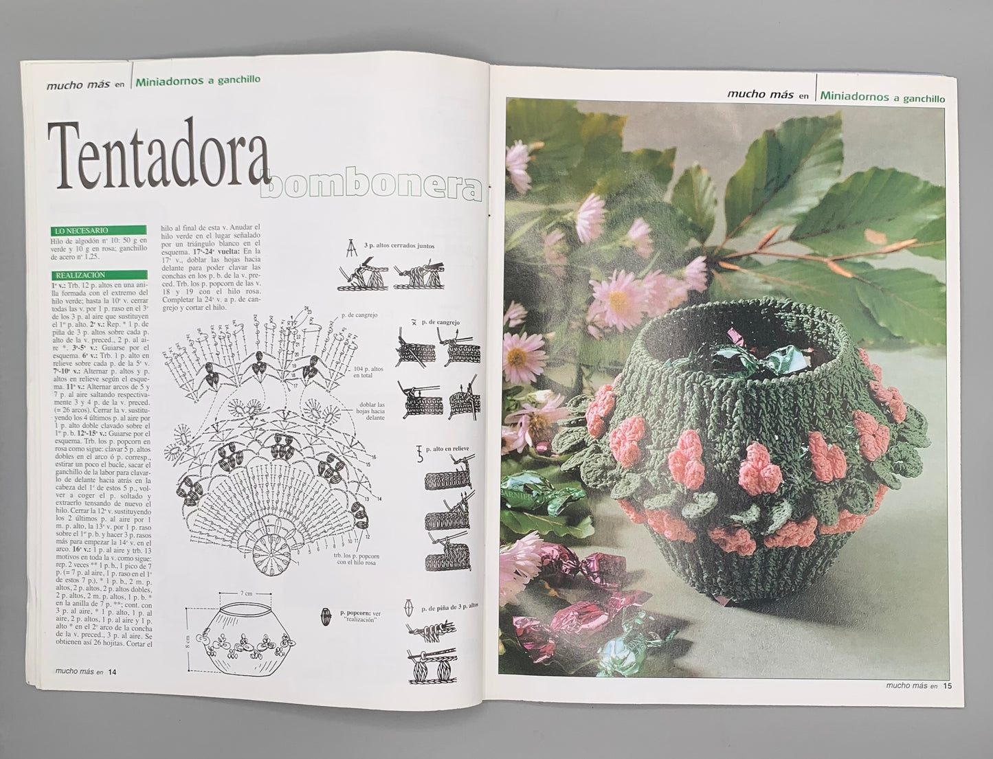 Revista "Miniadornos a ganchillo" Nº 8 - Editorial De CHOISY
