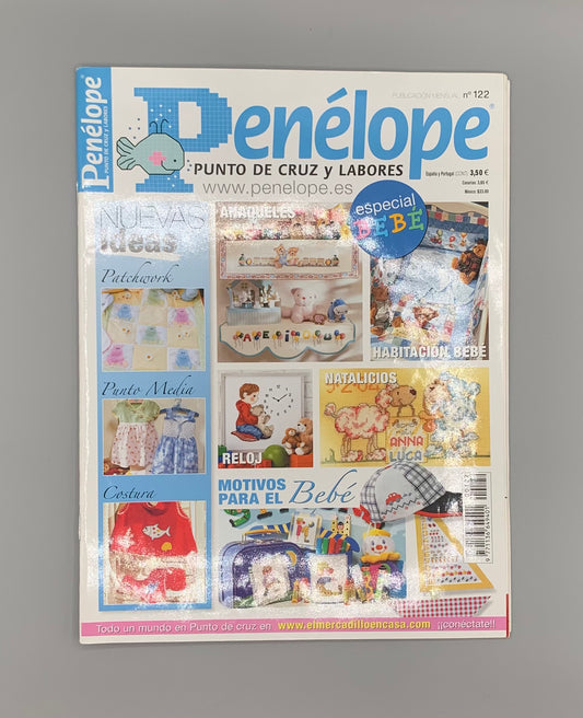 Revista "Penélope" Punto de cruz y labores Nº 122