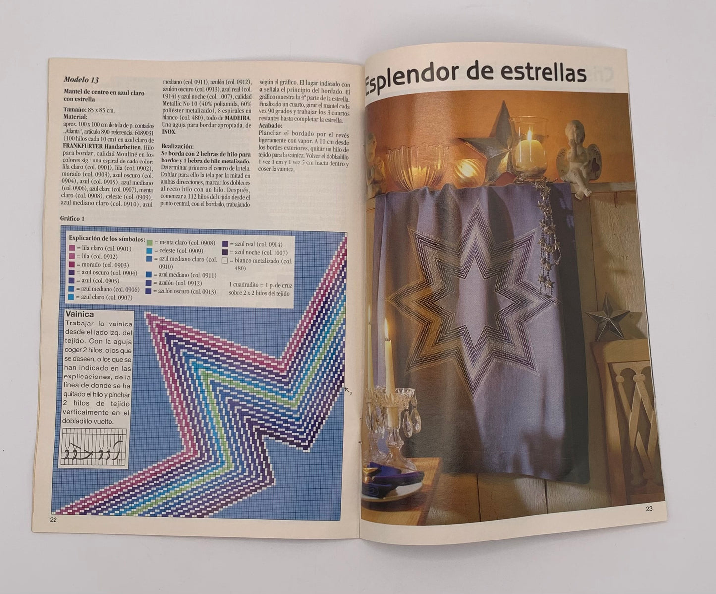 Revista pequeña "Punto de cruz" Especial Navidad